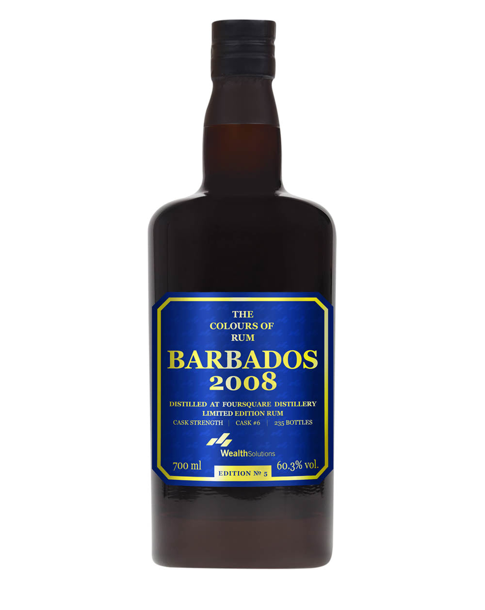 Foursquare Barbados 2008, 12 Year Old The Colours Of Limited Edition No. 5 Rum | 700ML at CaskCartel.com