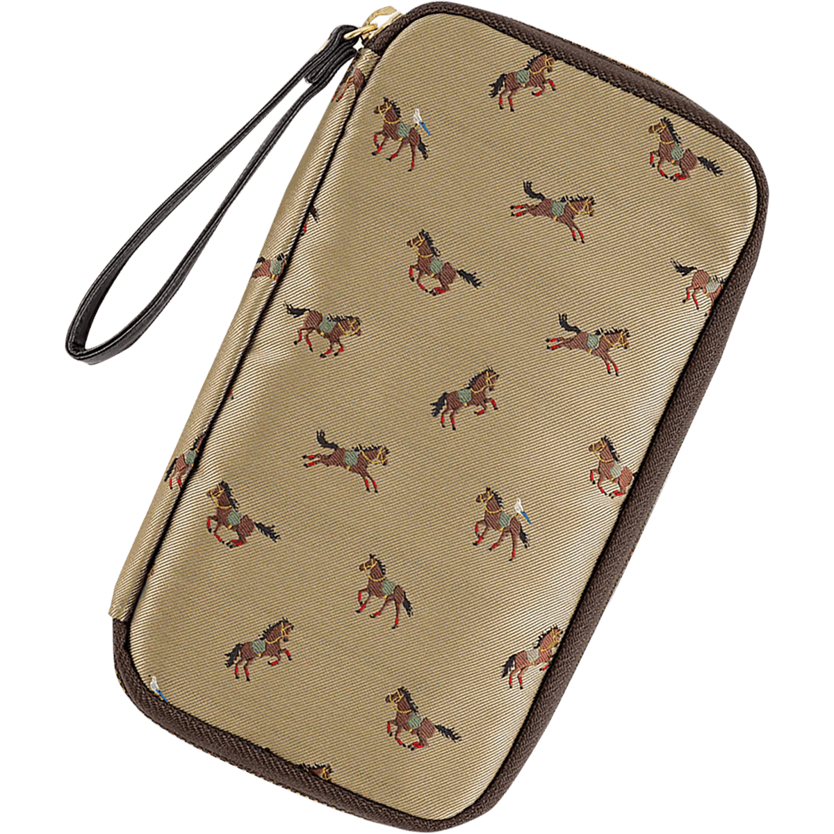 Hobonichi Small Drawer Pouch - Bow & Tie: Galloping Horses - Pen Boutique Ltd