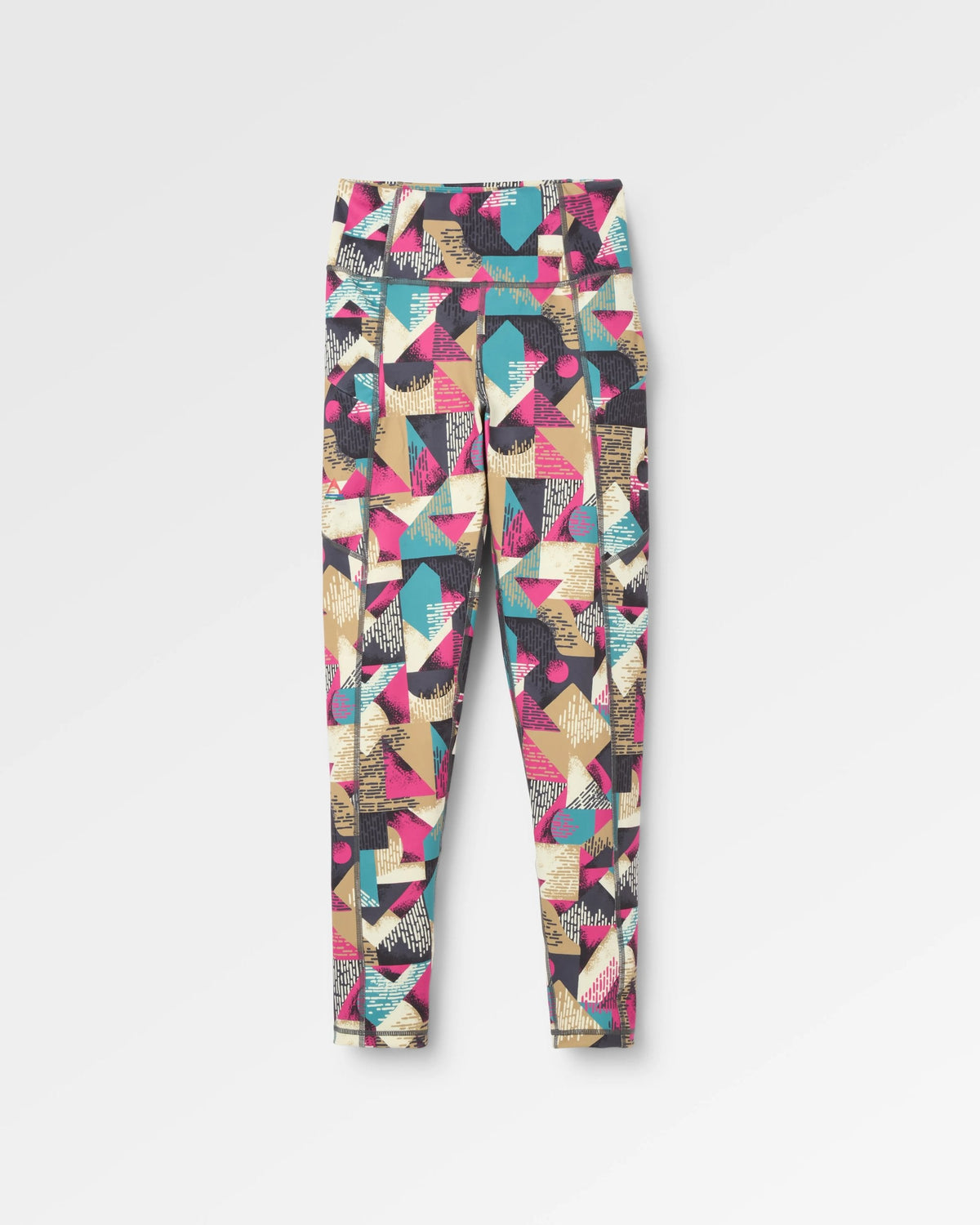 Solscape Active Legging - Mosaic Mountain Charcoal - Flatlay