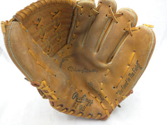 GJ 99 Mickey Mantle Edge-U-Cated Heel Rawlings Endorsed Vintage Baseball Glove Mitt Leather RHT