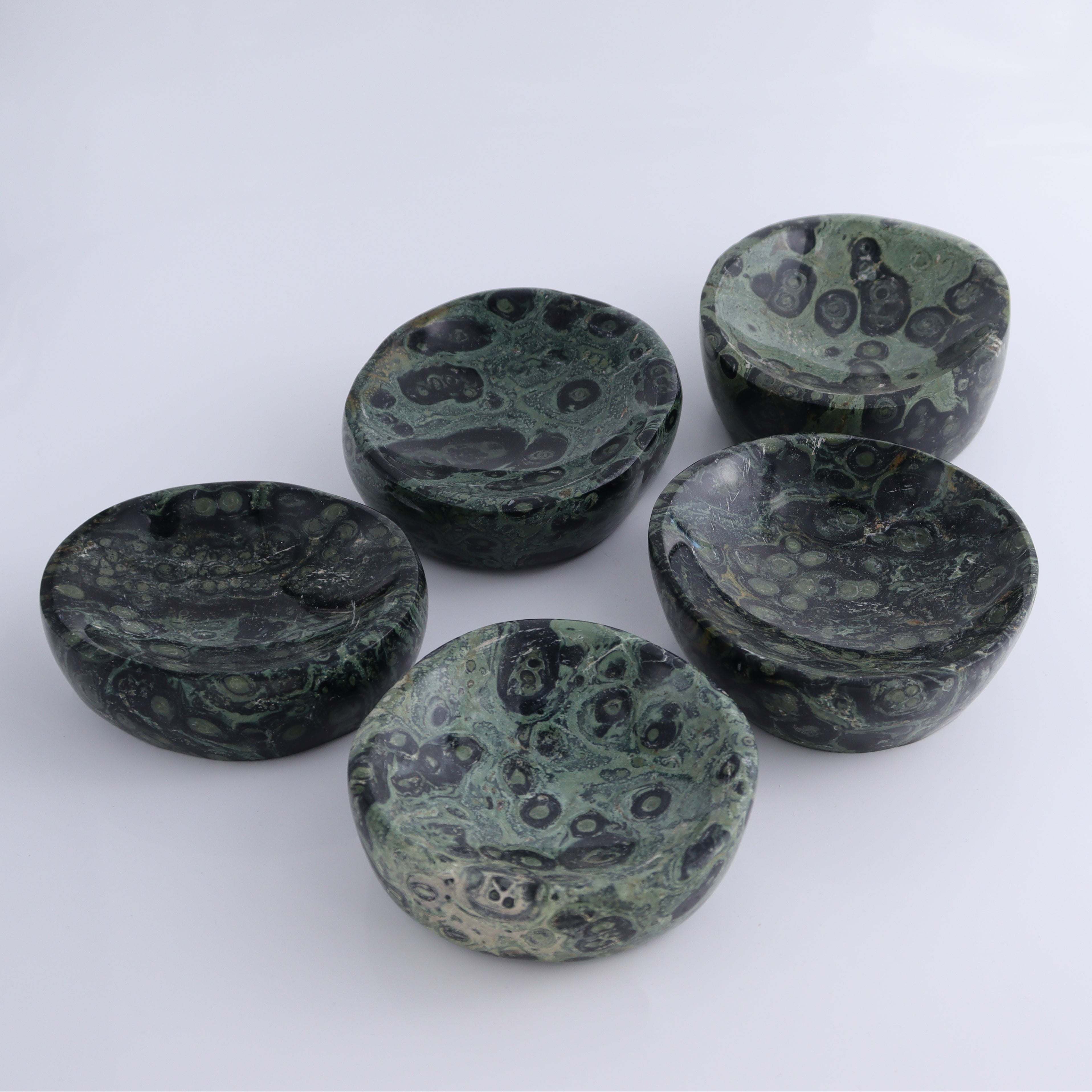 Kambaba Jasper Bowls Set of 4 | Mi Esperanza Minerals | Supplier of Crystals and Onyx
