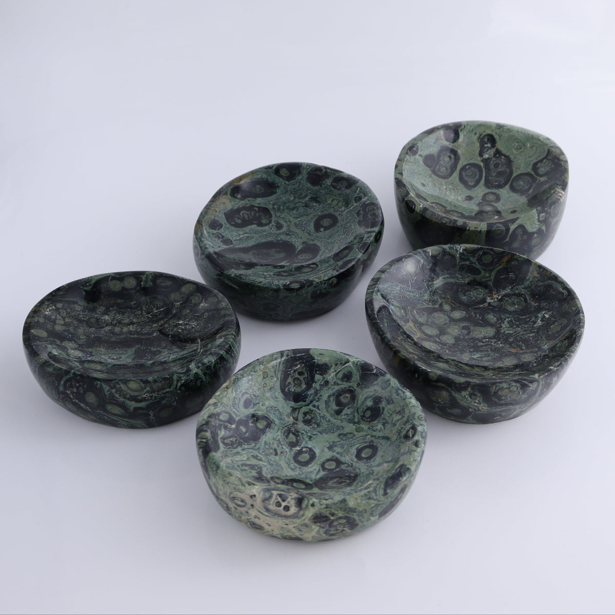 Kambaba Jasper Bowls Set of 4 | Mi Esperanza Minerals | Supplier of Crystals and Onyx