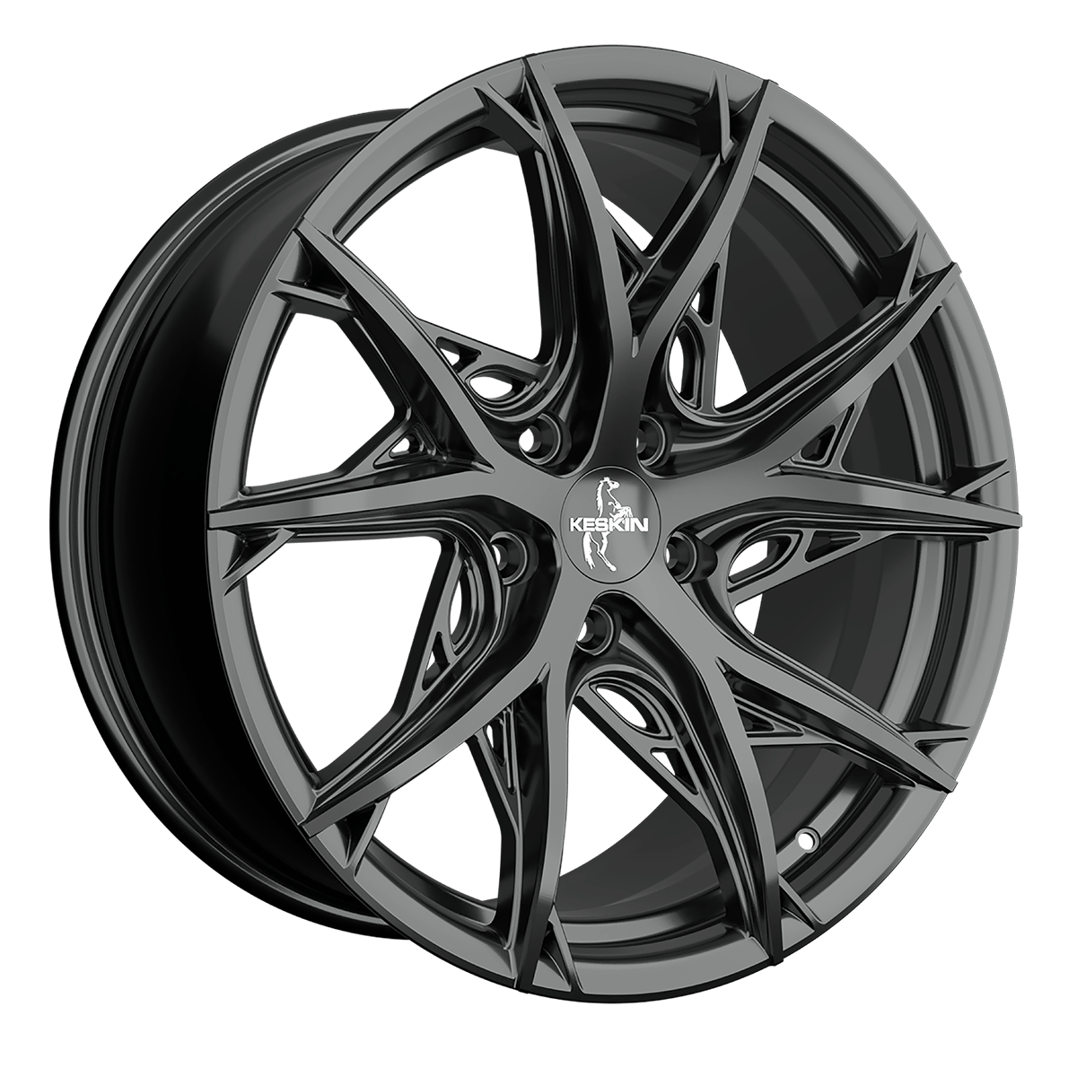 Keskin KT24C Black Painted Alufelge 8.5x19 ET35 5x120/72.6