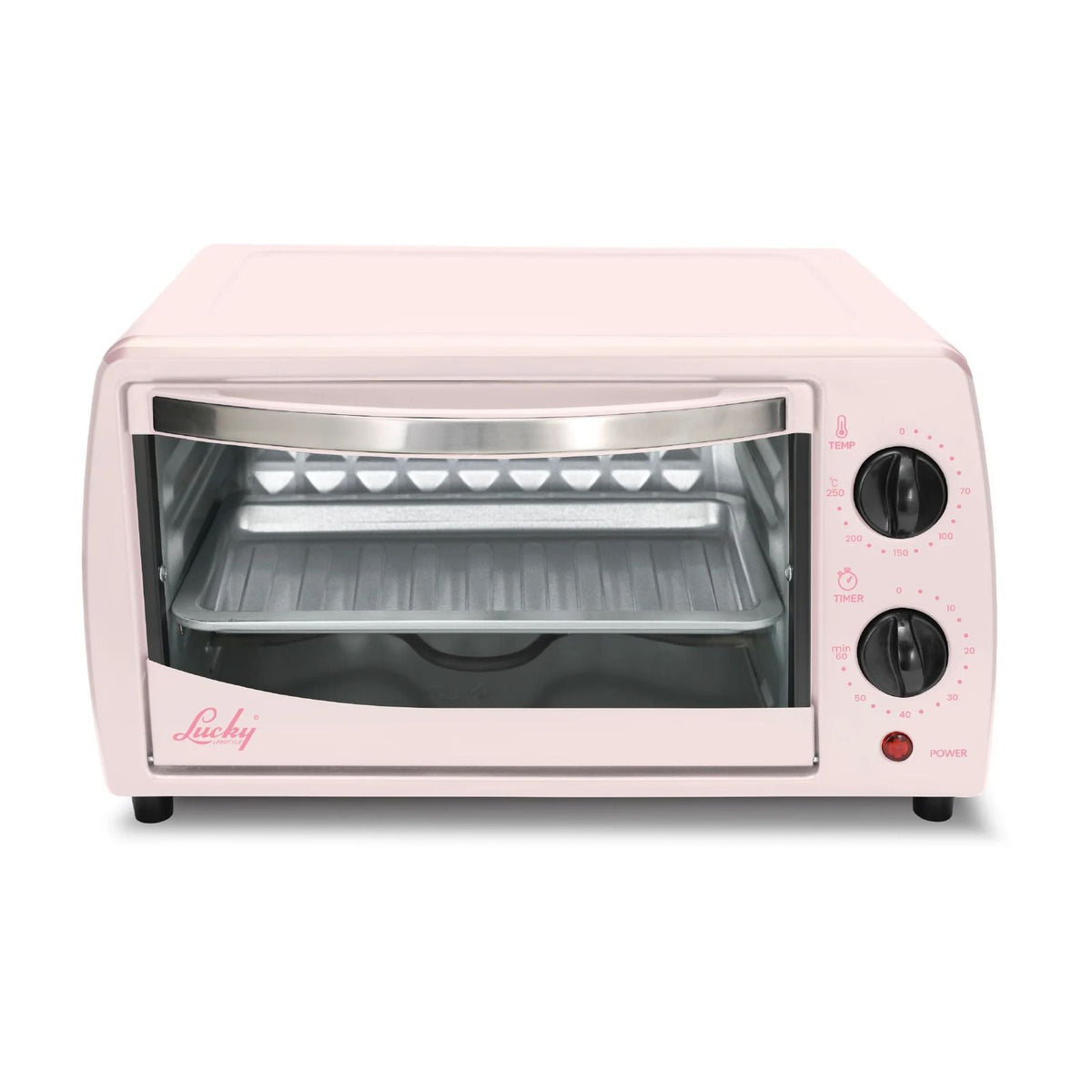 Horno Eléctrico Lucky Küki Pink 10 Litros