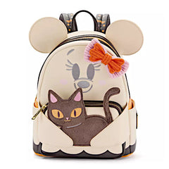 EXCLUSIVE DROP: Loungefly Disney Parks Halloween Cutie Ghost Minnie Mouse With Black Cat Mini Backpack - 8/11/25