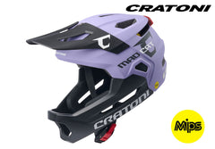 CRATONI MadCat MIPS Fahrradhelm Kinder - purple-black matt - Premium Bikeshop