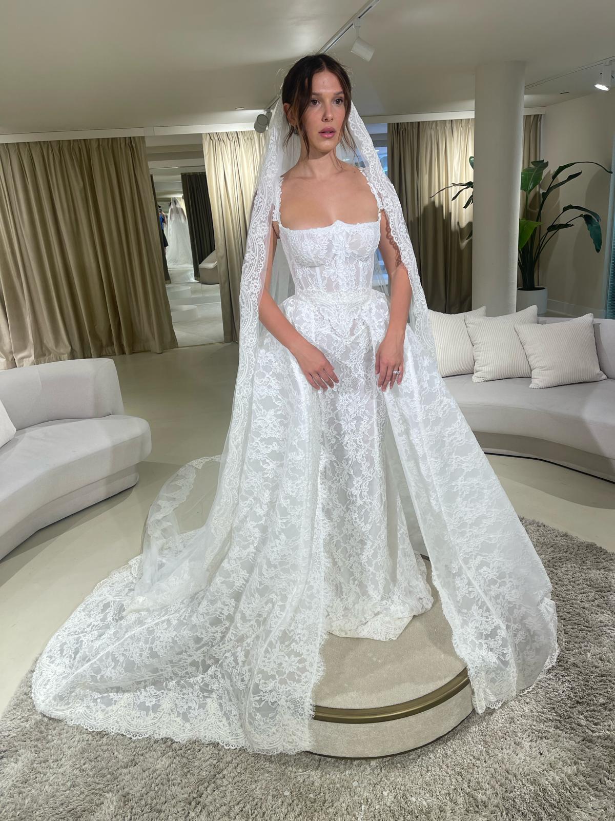 Inside MEGA STAR Millie Bobby Brown's Customized Galia Lahav Gown