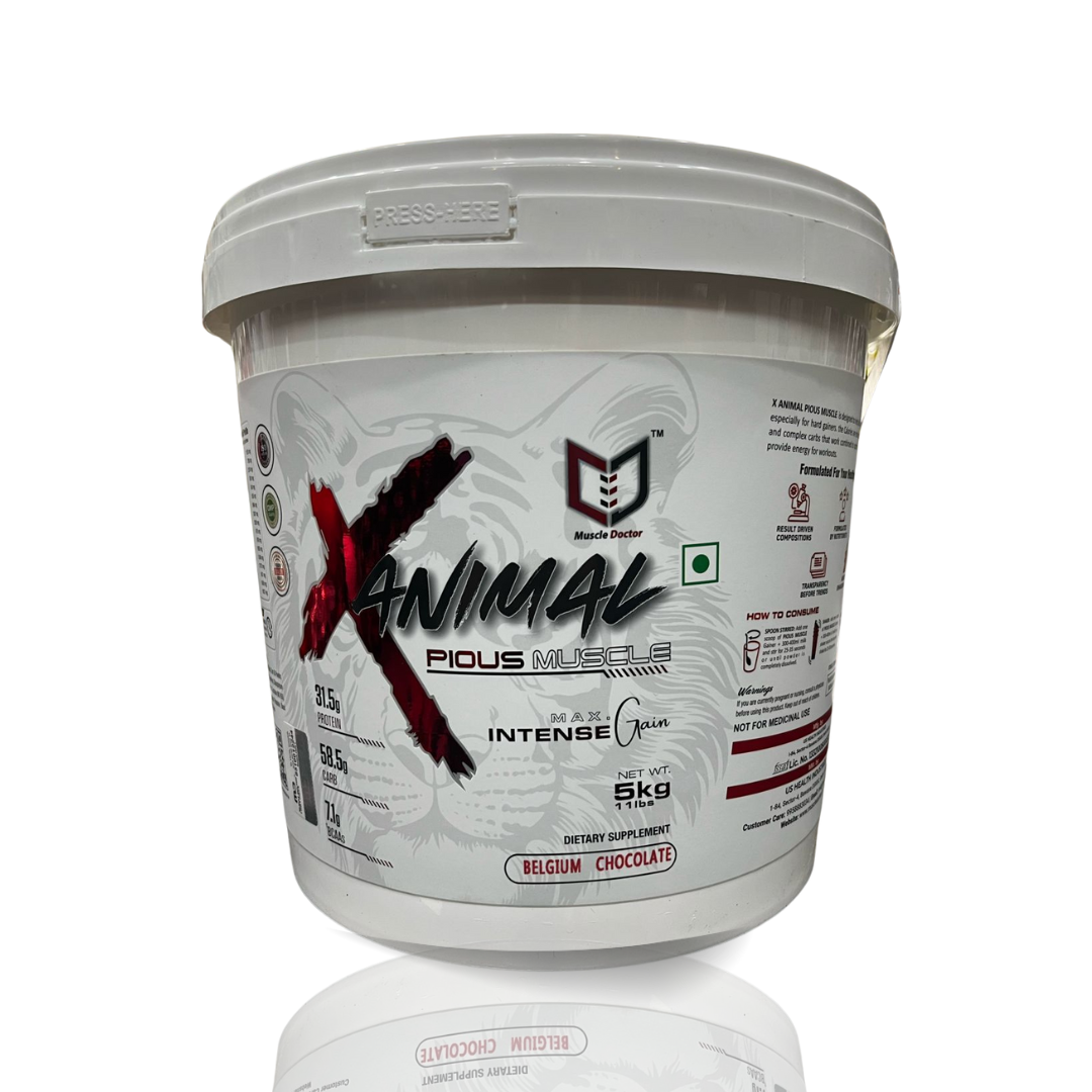 Muscle Doctor Pious Muscle Gainer 5 kg Milk Chocolate - The Muscle Kart.com