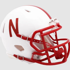 Nebraska Cornhuskers NCAA College Riddell Speed Mini-Helmet - Dynasty Sports & Framing