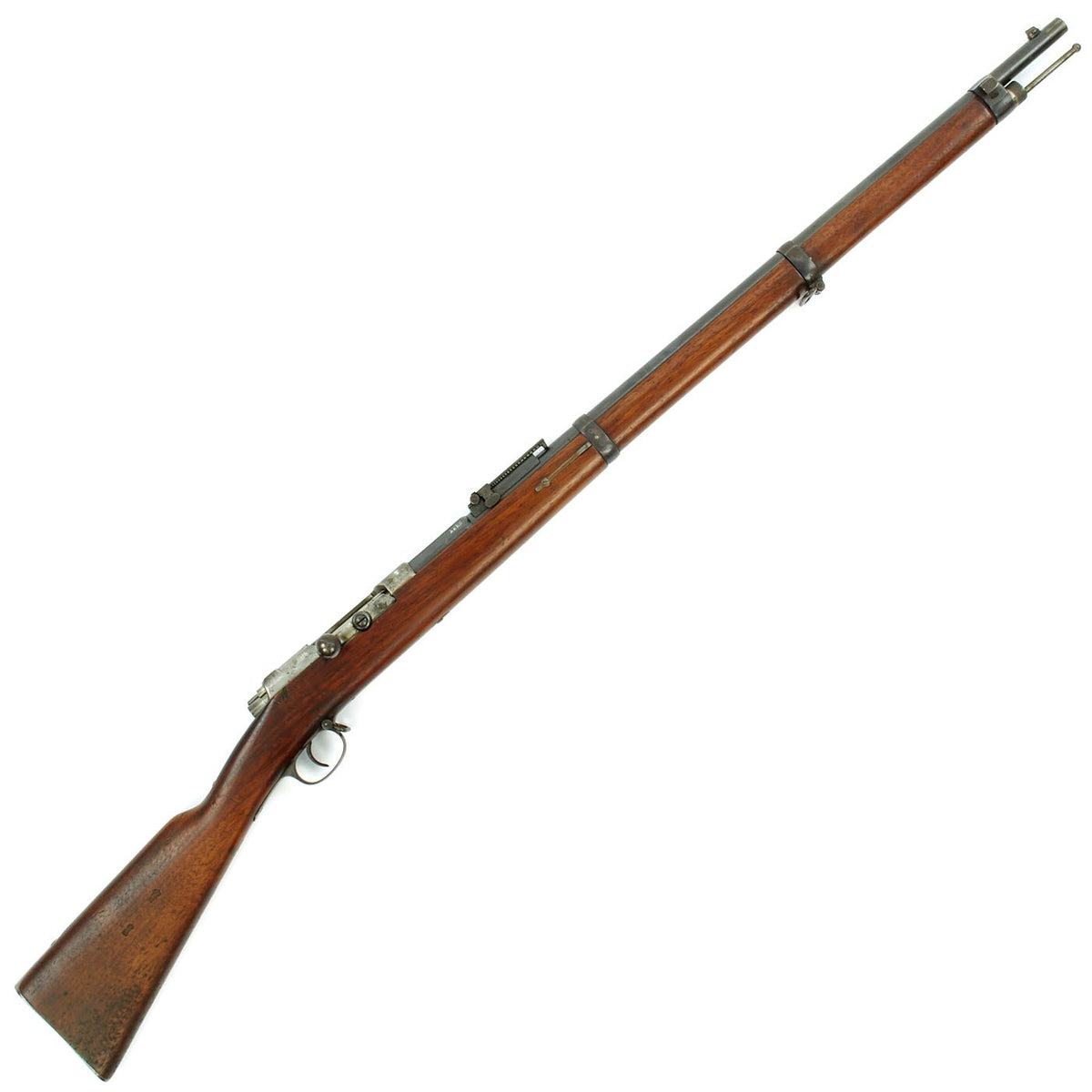 Original German Mauser Model 1871/84 Magazine Rifle by Amberg Arsenal Dated 1888 - Serial No 92679 Original Items