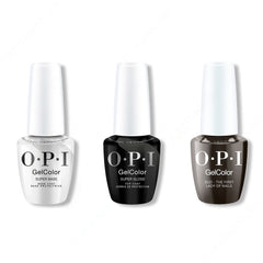 OPI GelColor Intelli-Gel Combo - Super Base Coat, Super Gloss Top Coat & Suzi The First Lady Of Nails - Gel Polish at Beyond Polish