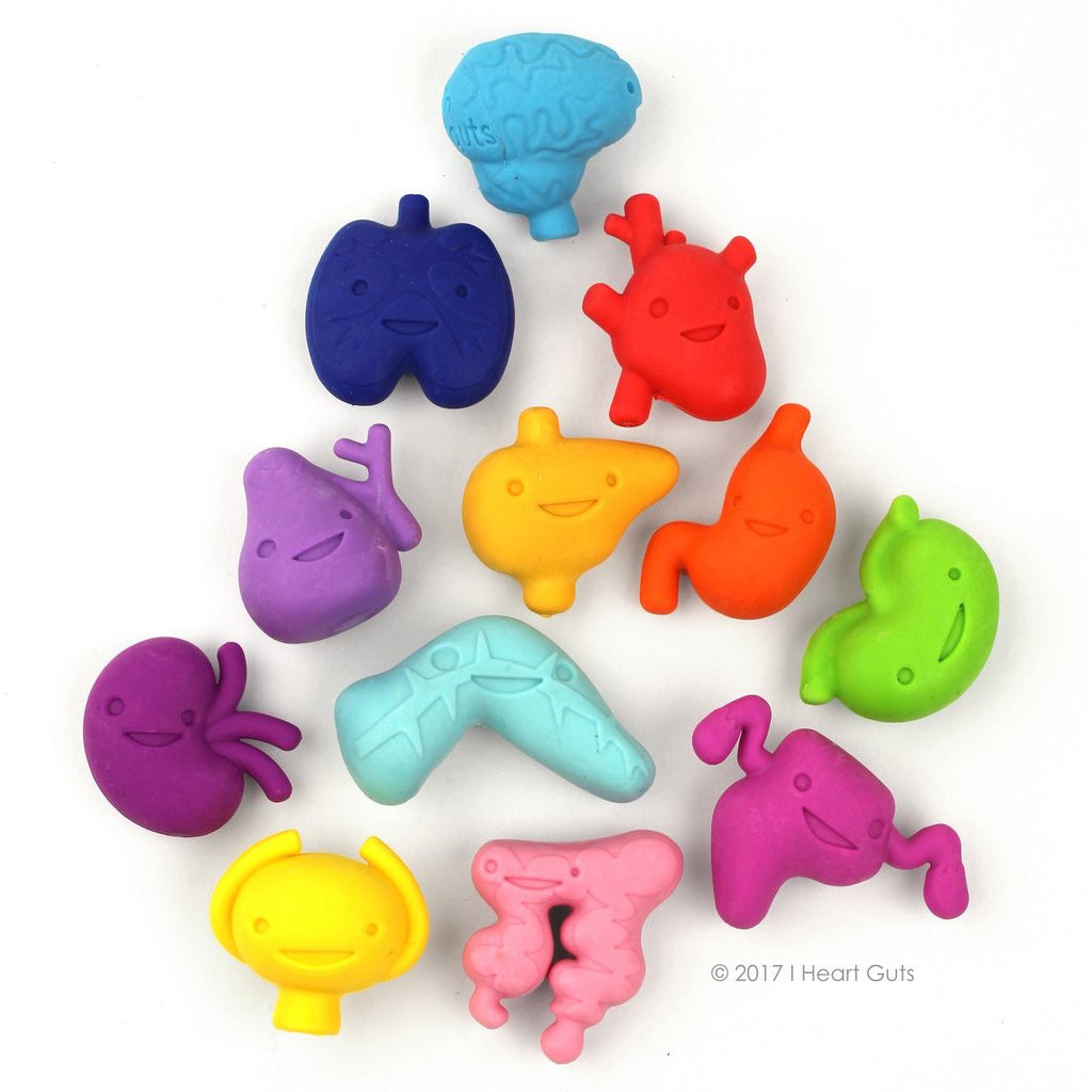Happy Organ Erasers