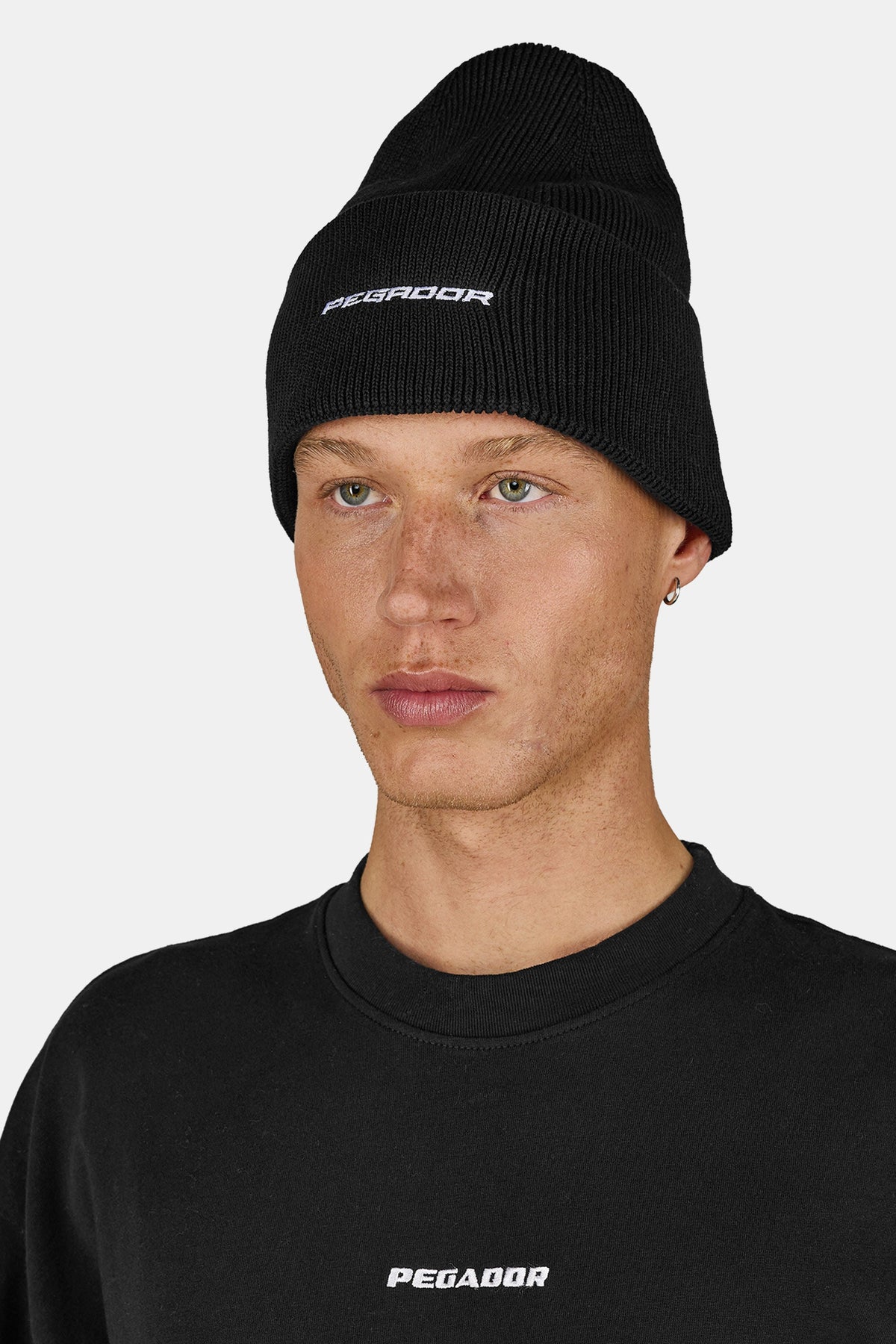 Alden Beanie Black White