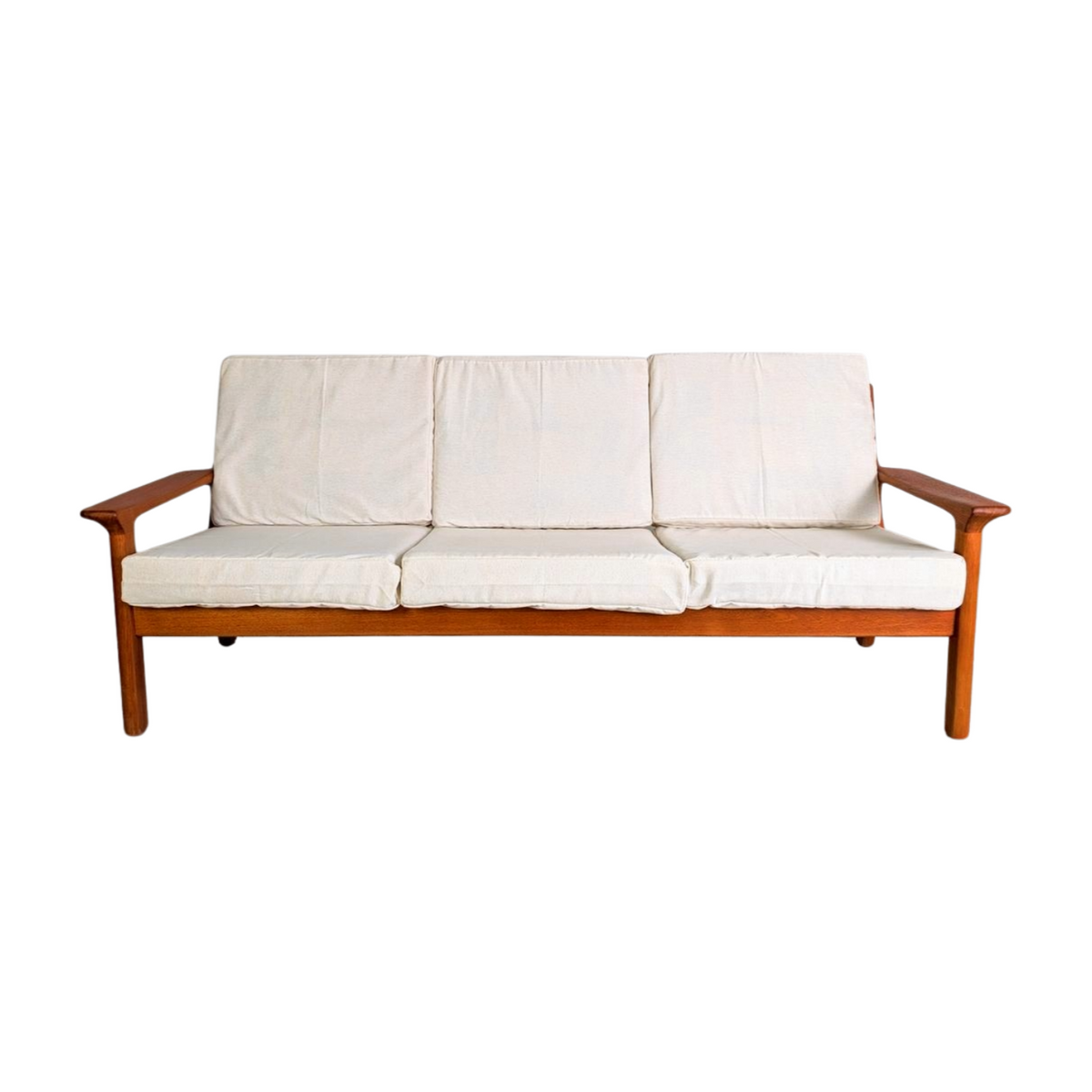 Original Juul Kristensen Midcentury Sofa Glostrup Couch Teak 1960