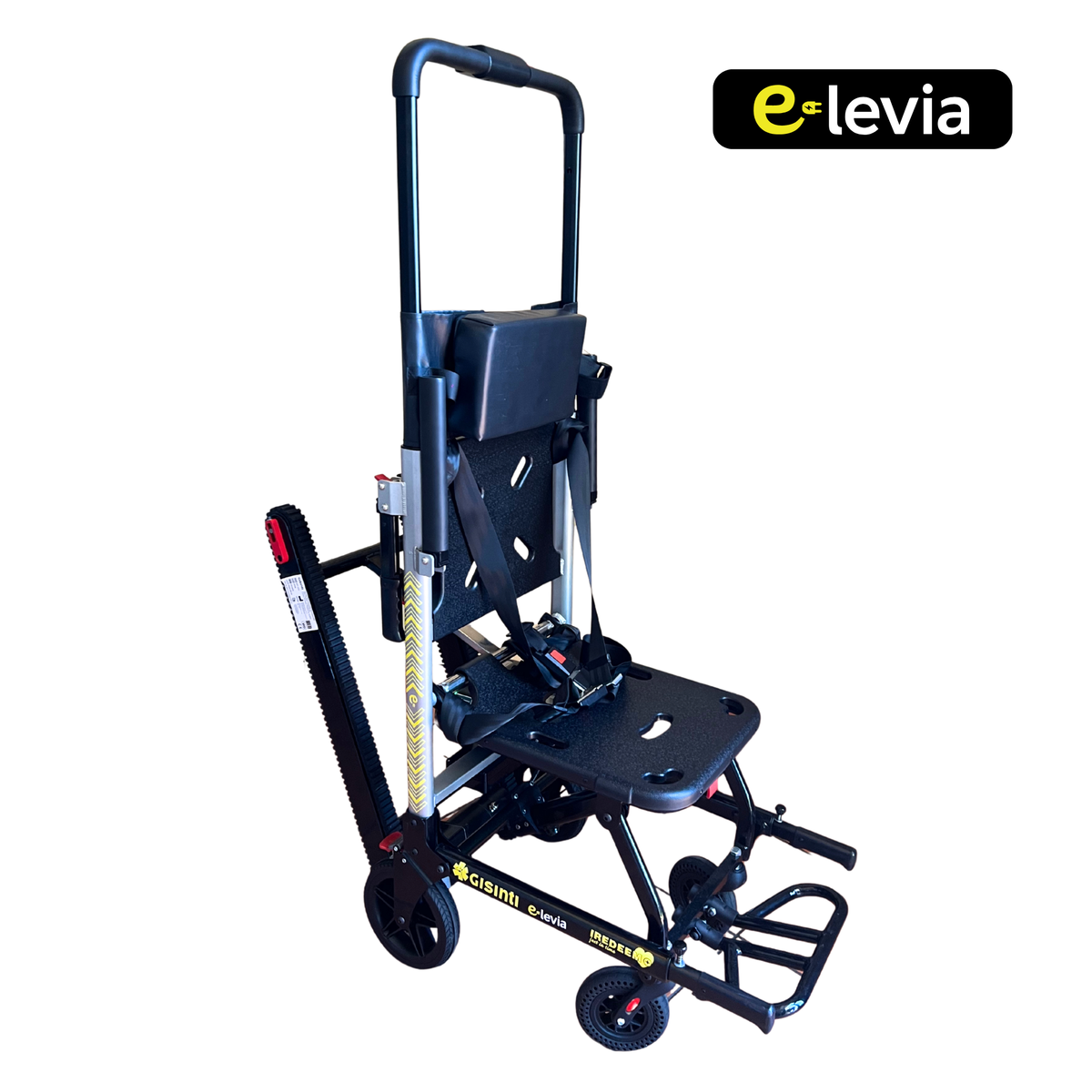 Elevia: Sedia Motorizzata Montascale per disabili Elettrico - Sali scendi scale - Sedia a rotelle per scale con Batteria Lunga Durata: 1600 gradini [Portata fino a 160 kg]
