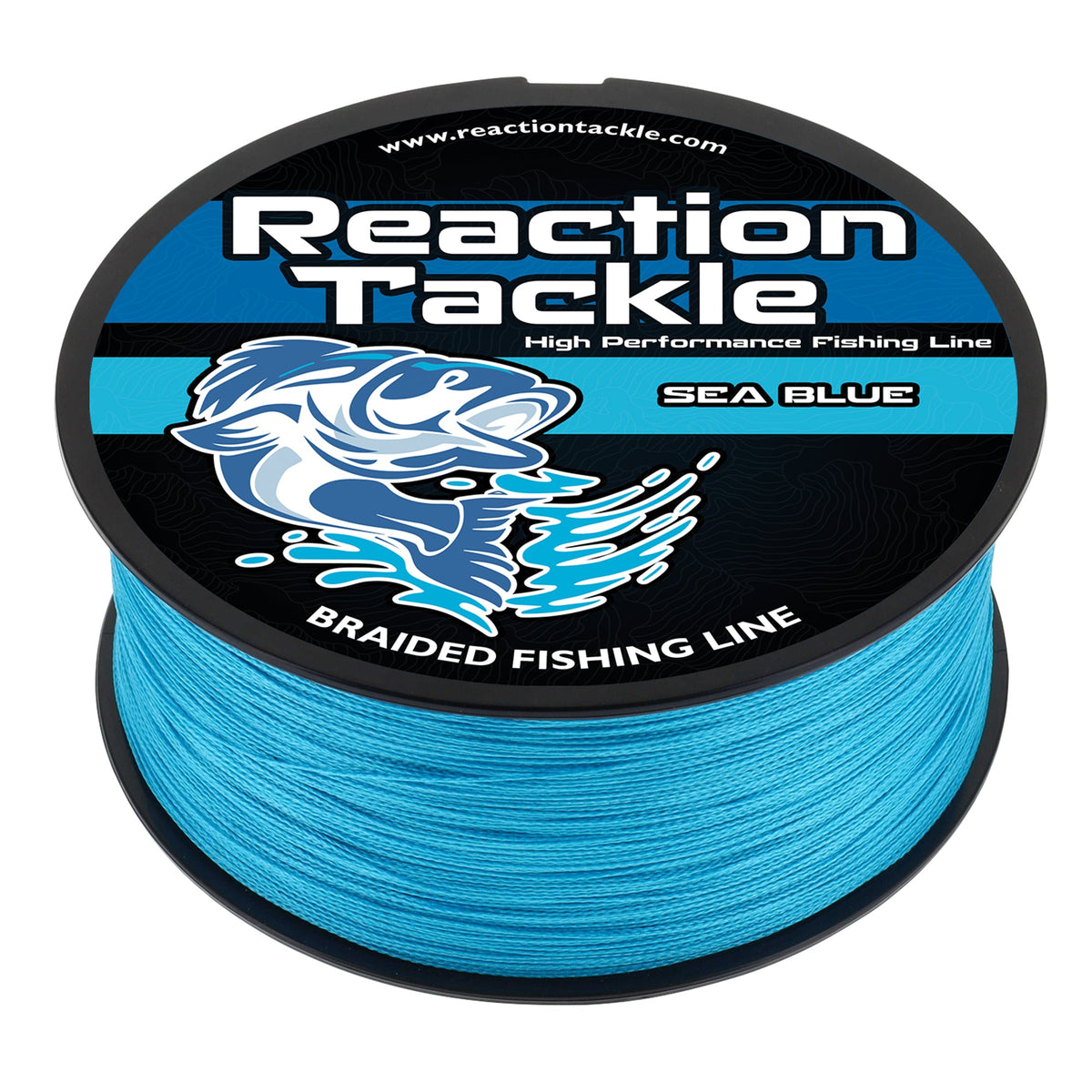 Reaction Tackle Braided Fishing Line - Sea Blue - Reaction Tackle