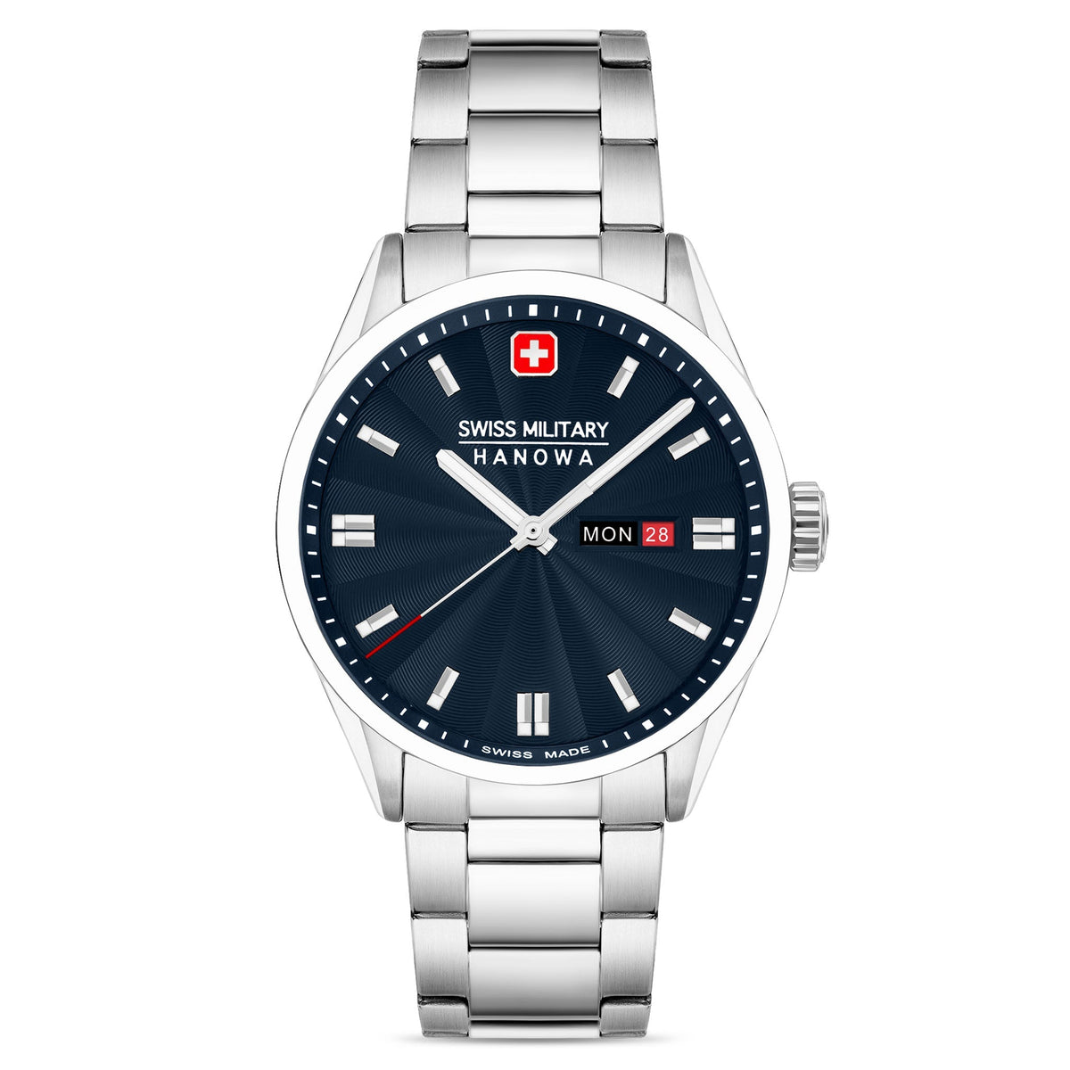 Swiss Military Hanowa Stainless Steel Blue Dial Men's Watch - SMWGH0001602