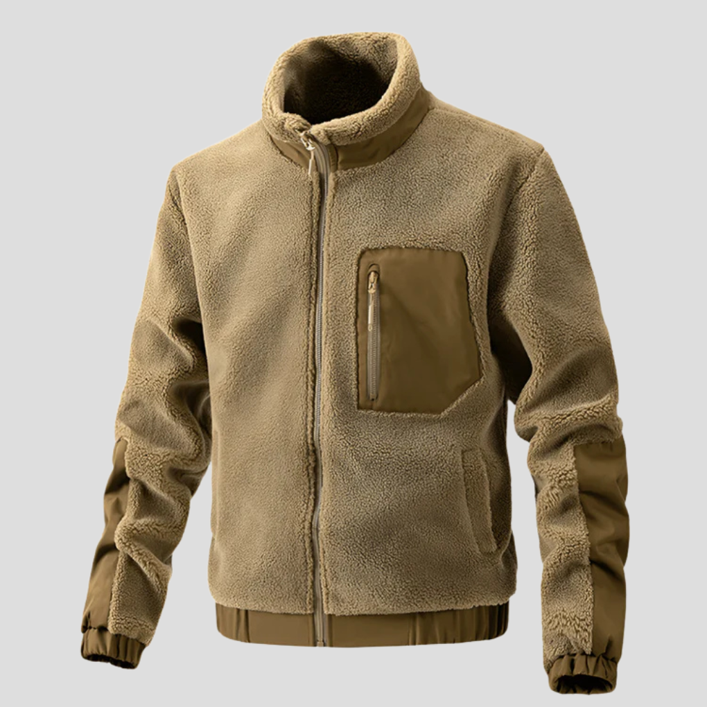 Heren outdoor fleece jas