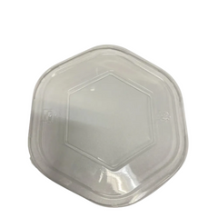 38 OZ HEXAGON PLASTIC LIDS 400CT