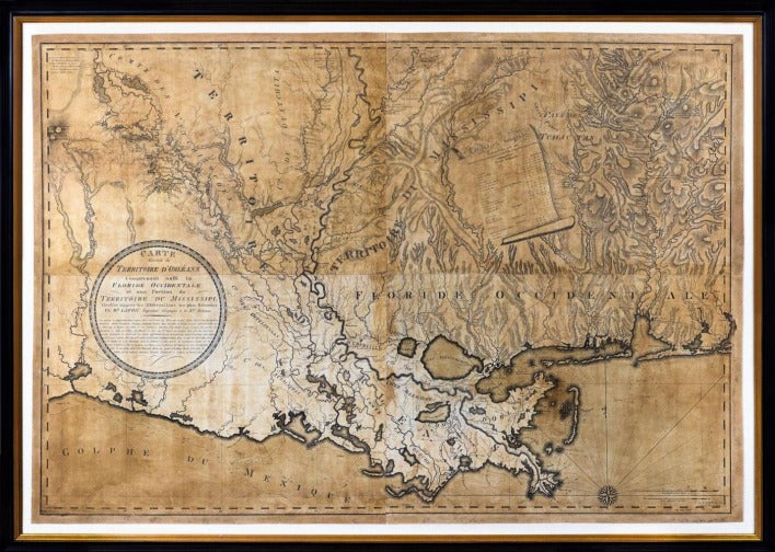 LAFON, Barthelemy (1769-1820)  Carte Generale du Territoire D'Orléans ... 1806 - Arader Galleries