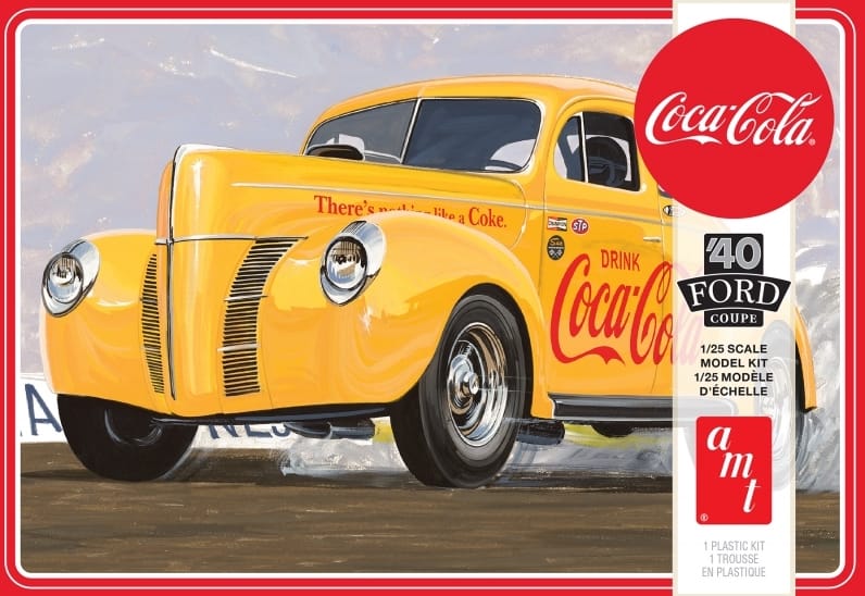AMT 1/25 1940 Ford Coupe Coca-Cola Plastic Model Kit