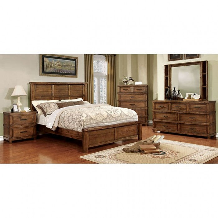 Baddock Antique Oak Mirror - CM7691M