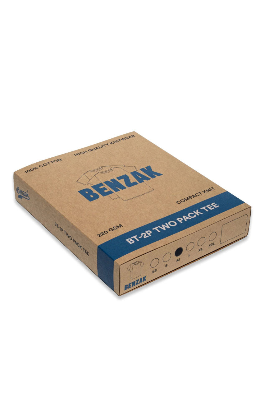 Benzak BT-2P Two-Pack Tee Black Basic Jersey