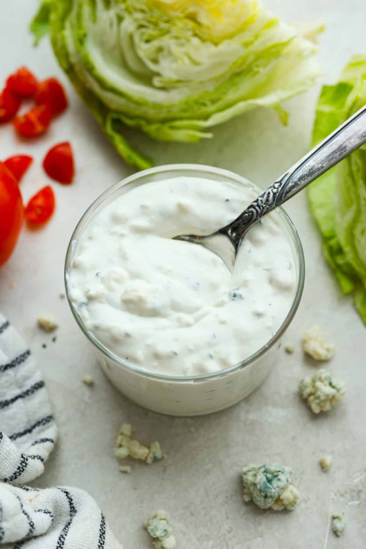 Homemade Blue Cheese Dressing (With Buttermilk)
