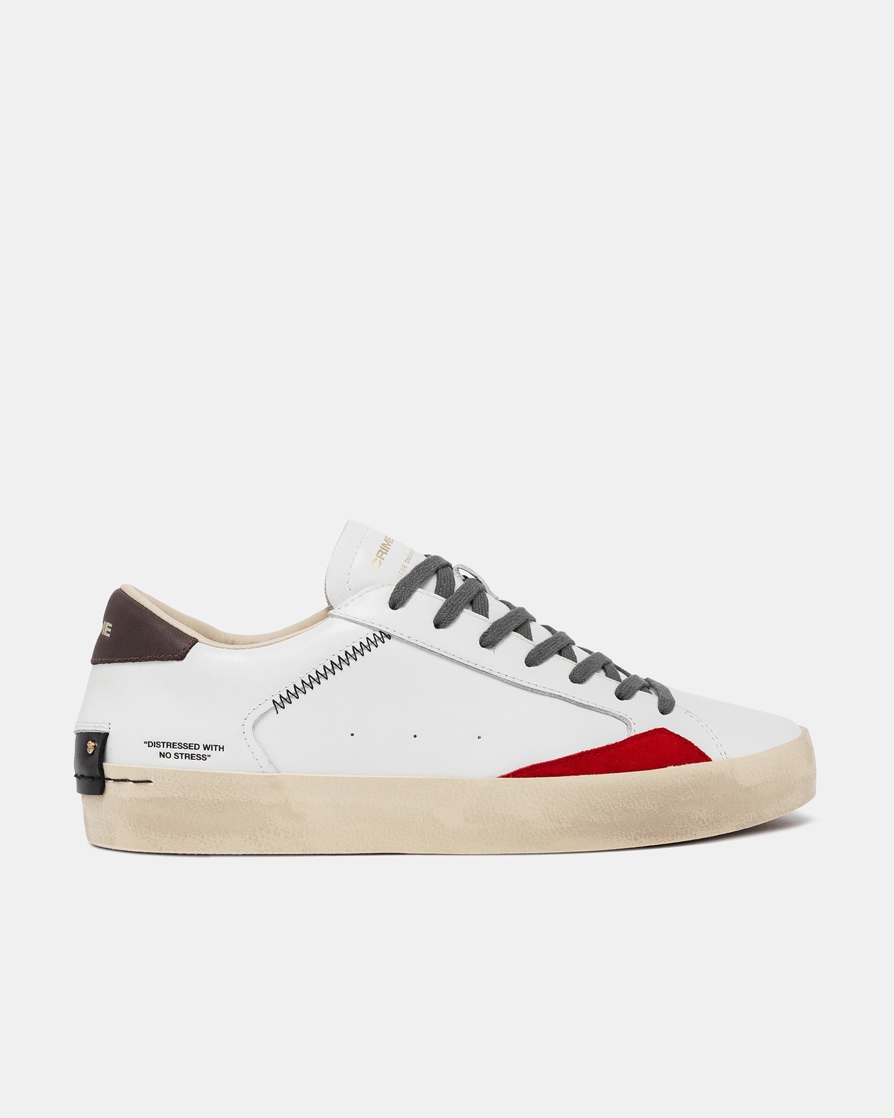 Crime London Sapatilhas Sneakers Shoes 15001aa7 White Red Branco Vermelho_shot1