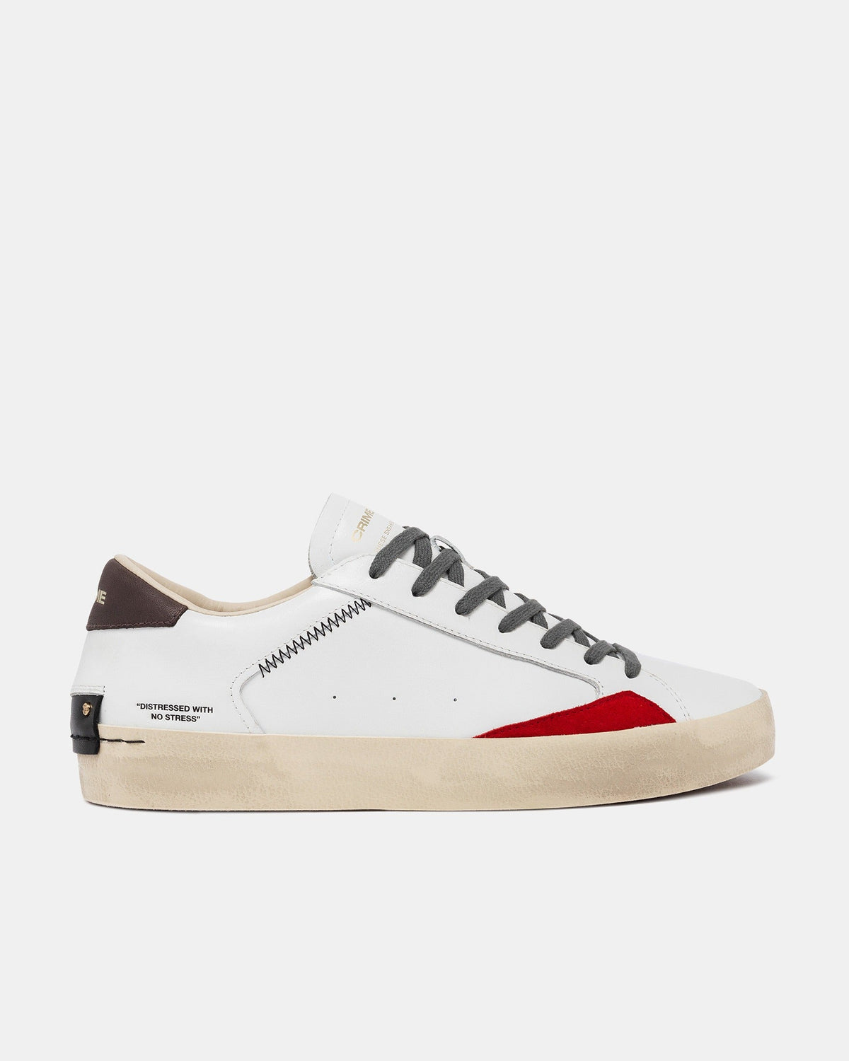 Crime London Sapatilhas Sneakers Shoes 15001aa7 White Red Branco Vermelho_shot1