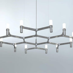 Crown Plana Minor Chandelier by Nemo, Finish: White, Black, Polished, Gold Painted, Gold Plated, Black Plated, ,  | Casa Di Luce Lighting
