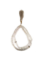 Crystal White Tasbih - 5mm