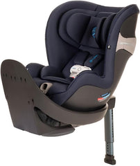 Cybex Sirona S 360 Swivel Rotating Convertible Car Seat with Sensor Safe Technology - 12 position on the Fly Recline - Rear Facing up to 50 lbs - Indigo Blue - with | Sold by Uncle Wiener's Wholesale