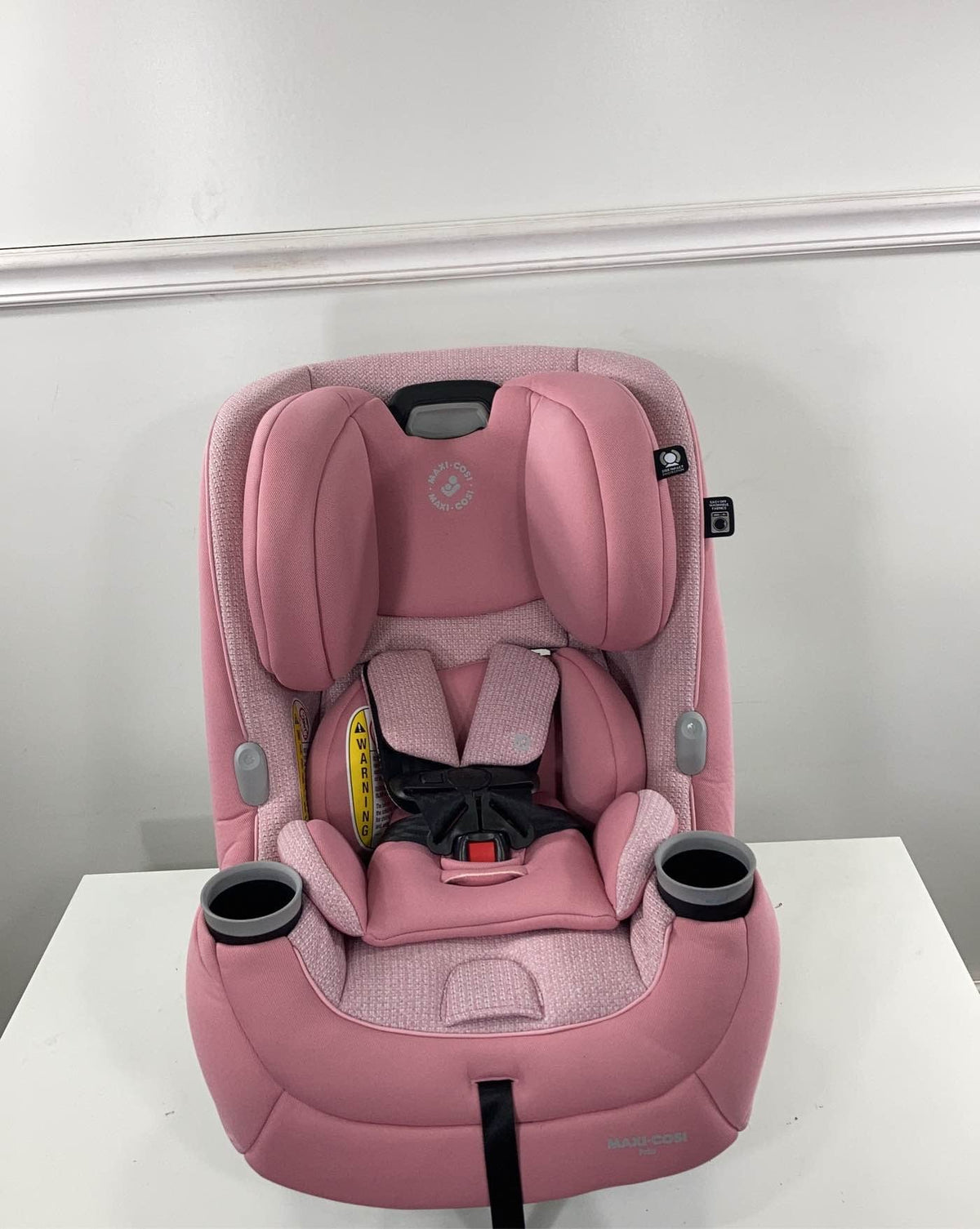 Shop Maxi-Cosi Pria Max All-in-One Convertible Car Seat, 2022, Rose Pink Sweater at GoodBuy Gear