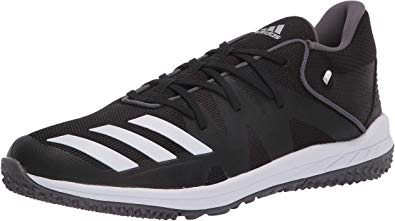 New Adidas Speed Turf Baseball Sneaker Size Men's 12 Black/White