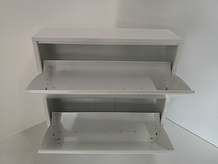B-Ware Jan Kurtz Double Large 2 Schuhschrank Schrank Kipper Flurschrank Stahl Weiß - 4021224942309