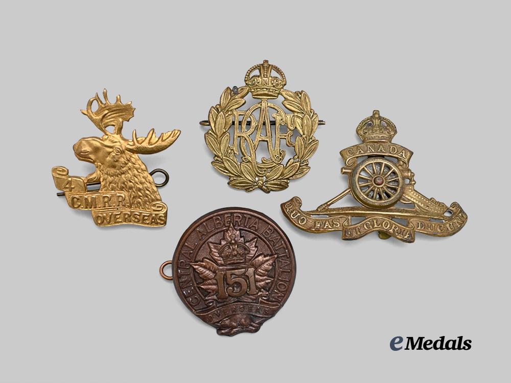 canada,_c_e_f._a_lot_of_cap_badges_e_medals__c7514_2