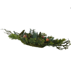 Decorazione Tavolo foresta muschio