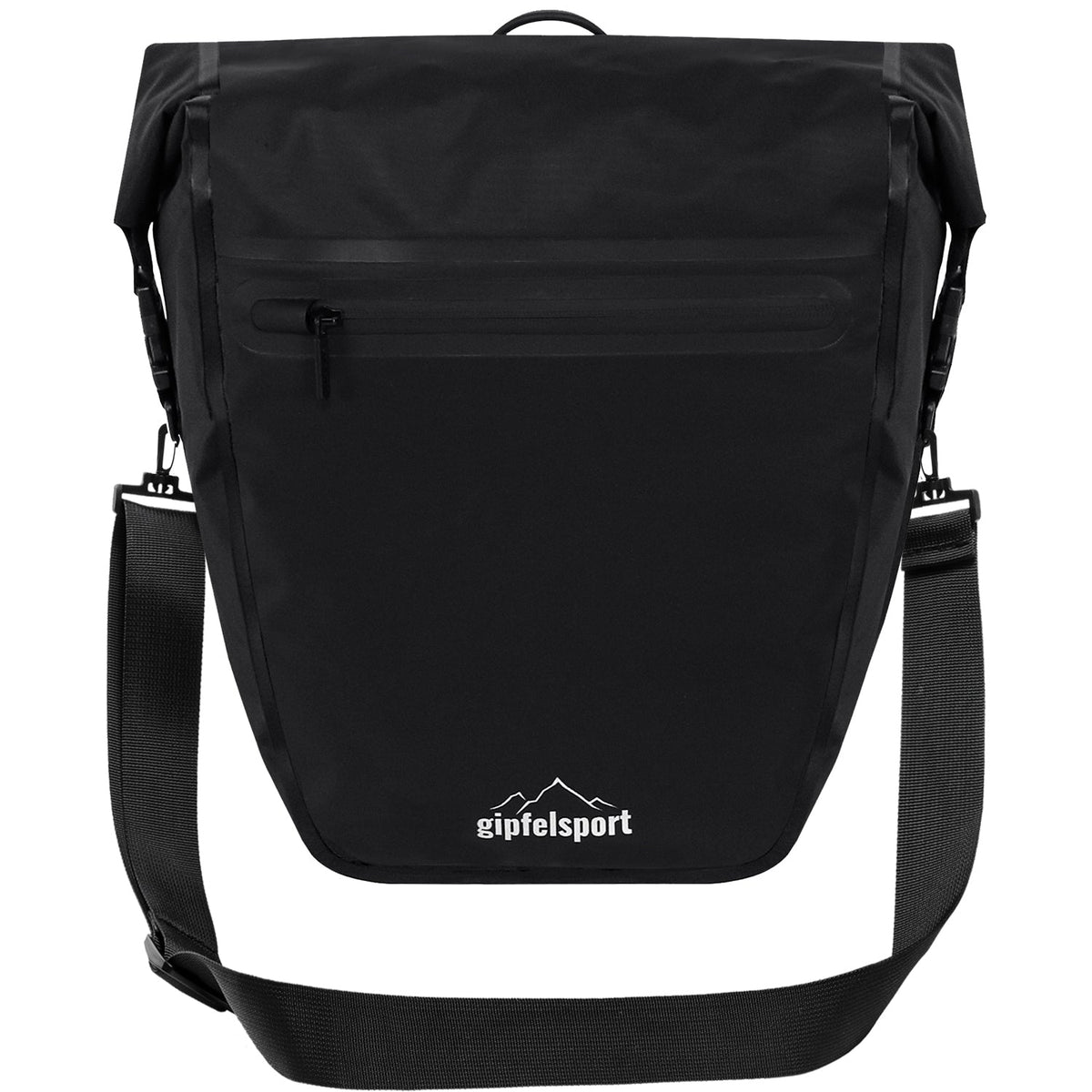 Fahrradtasche für Gepäckträger - 100% wasserdicht Schwarz