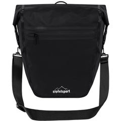 Fahrradtasche für Gepäckträger - 100% wasserdicht Schwarz