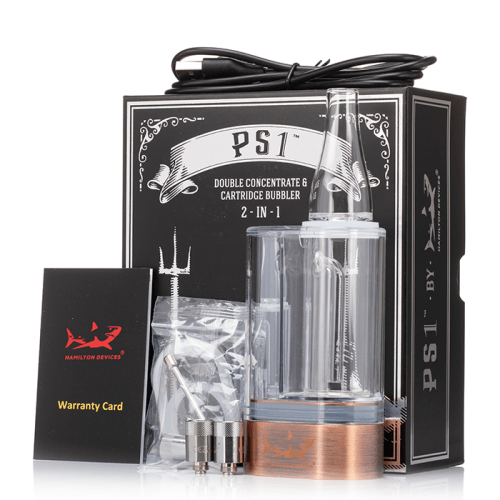 Hamilton Devices PS1 2-in-1 Dual 510 Thread Vape Cart Bubbler