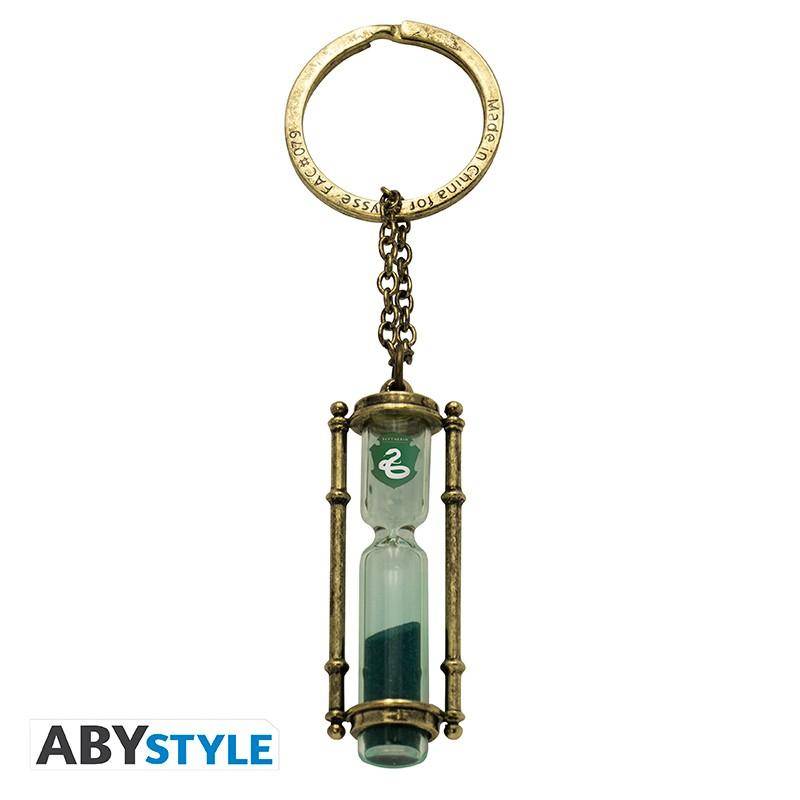 Harry Potter - 3D Schlüsselanhänger Slytherin Sanduhr