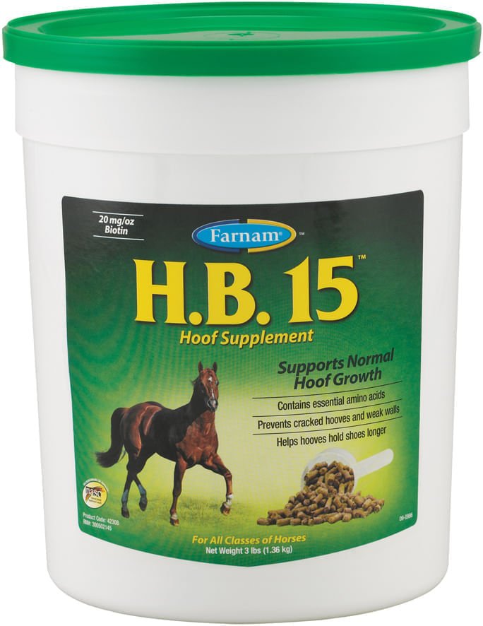 H.B. 15 Hoof Pellets for Horses - FAB4 - 7 lbs - 1