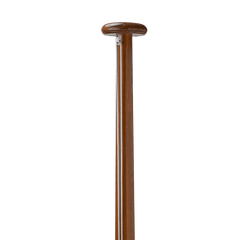 Houten vlaggenmast blank gelakt