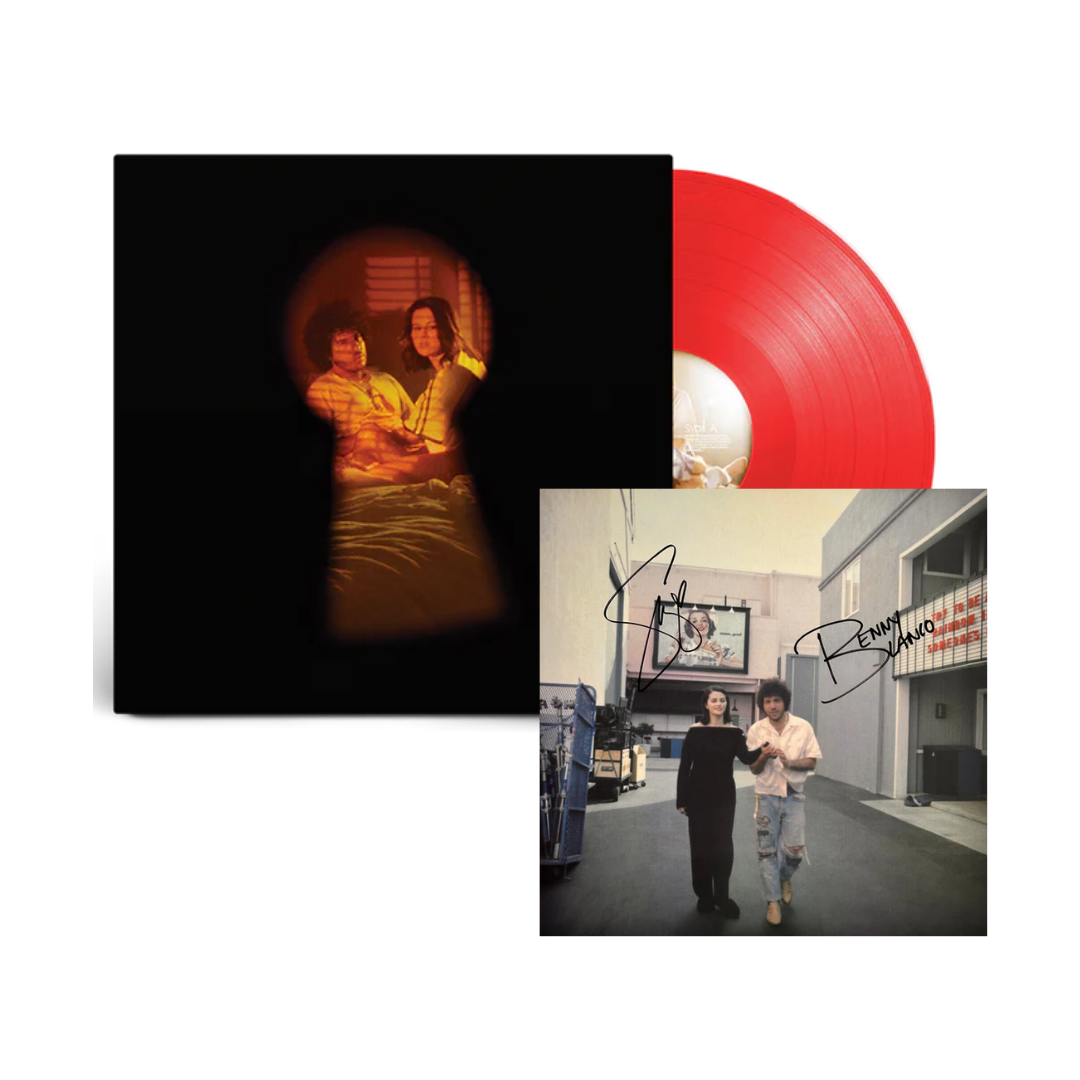 Selena Gomez & Benny Blanco - I Said I Love You First Vinilo Candy Cane Red Firmado