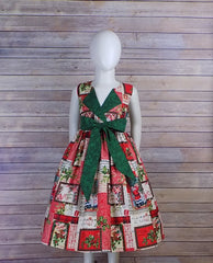 Girl, Christmas Dress, Toddler, Holiday Dress, Tween, Santa, Red, Green, Teen, Junior, Outfit, Party, Picture, Sleeveless, Photos, Pictures