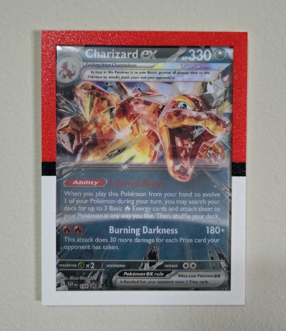 Jumbo Pokemon Card Frame