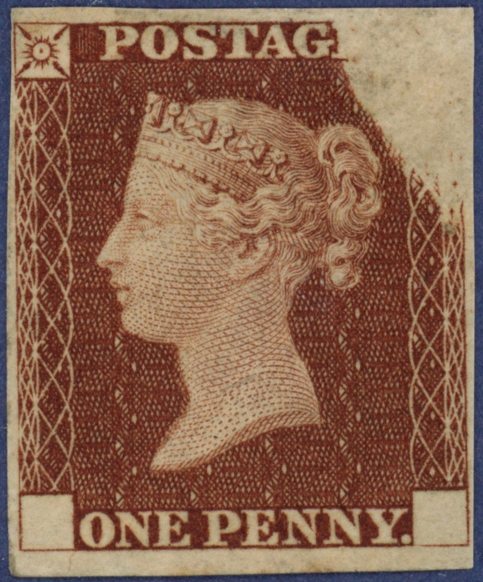 Great Britain 1840 1d Rainbow trial (State 1), SGDP20