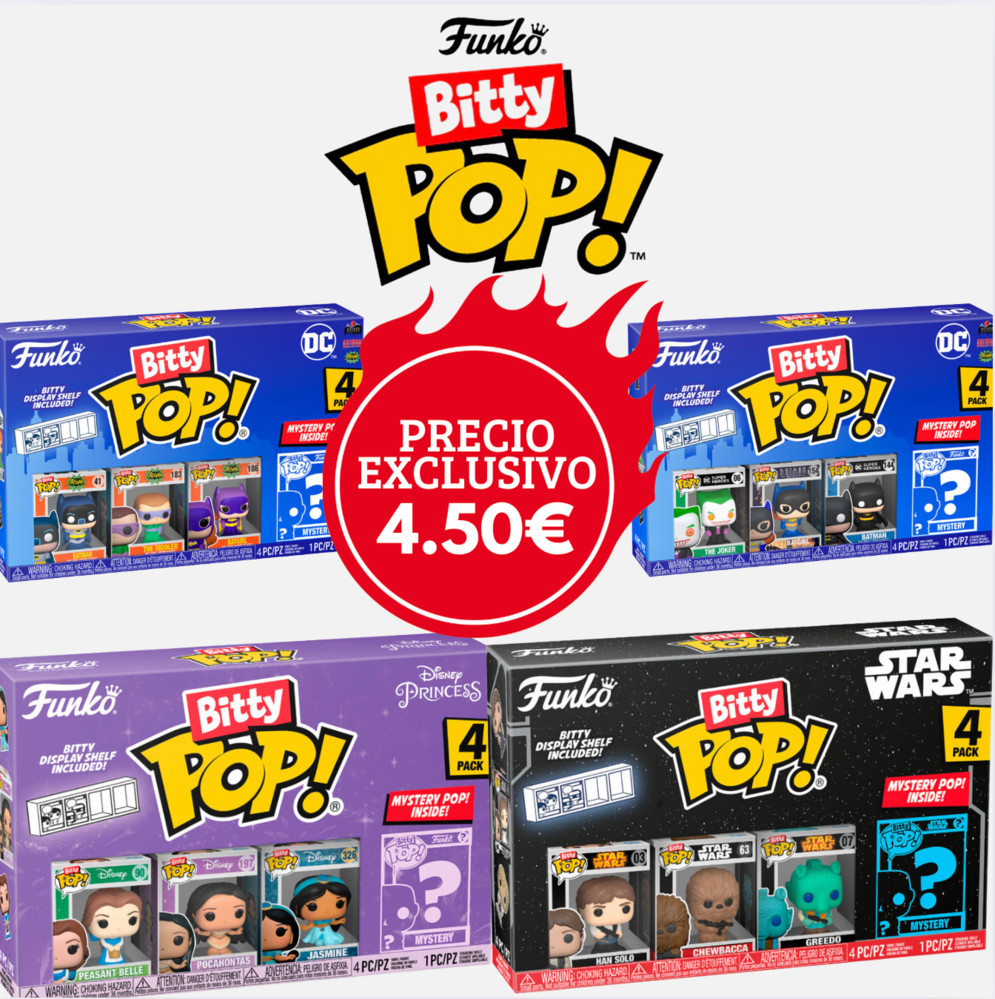 Offer pack Funko Bitty POP