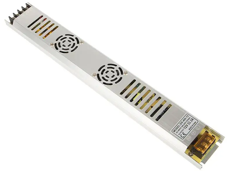 LED voeding inbouw 12V - 33A – 400W Slim design